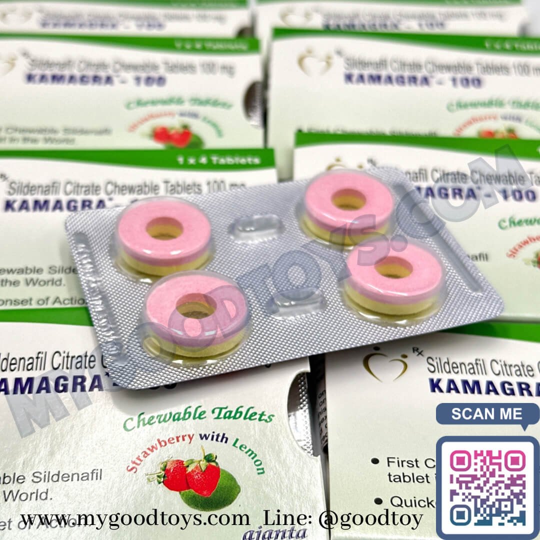 Kamagra Chewable Tablets 100 mg (Sildenafil) | ไวอากร้าคามากร้าเม็ดเคี้ยว รสผลไม้ - Image 6