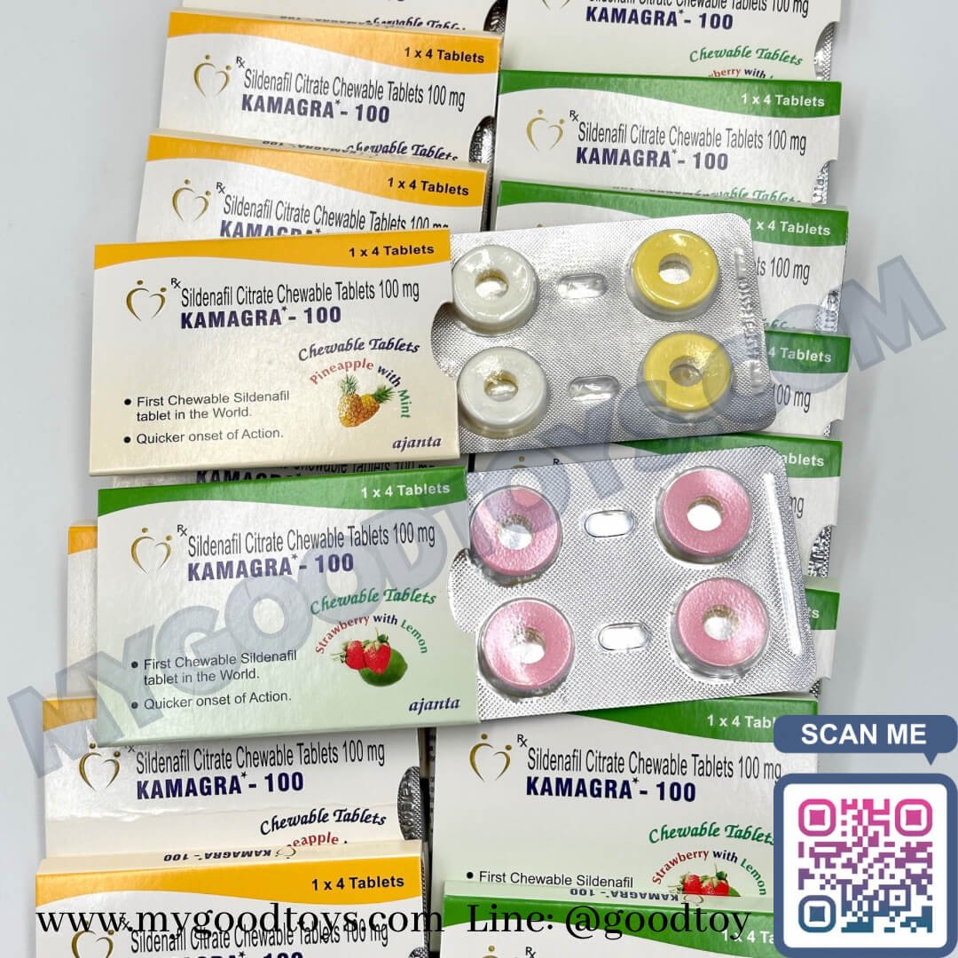 Kamagra Chewable Tablets 100 mg (Sildenafil) | ไวอากร้าคามากร้าเม็ดเคี้ยว รสผลไม้ - Image 20