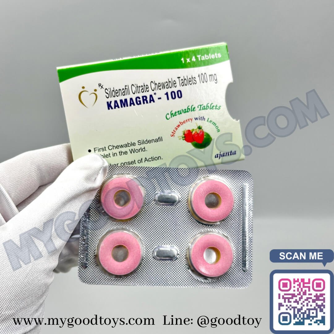 Kamagra Chewable Tablets 100 mg (Sildenafil) | ไวอากร้าคามากร้าเม็ดเคี้ยว รสผลไม้ - Image 5