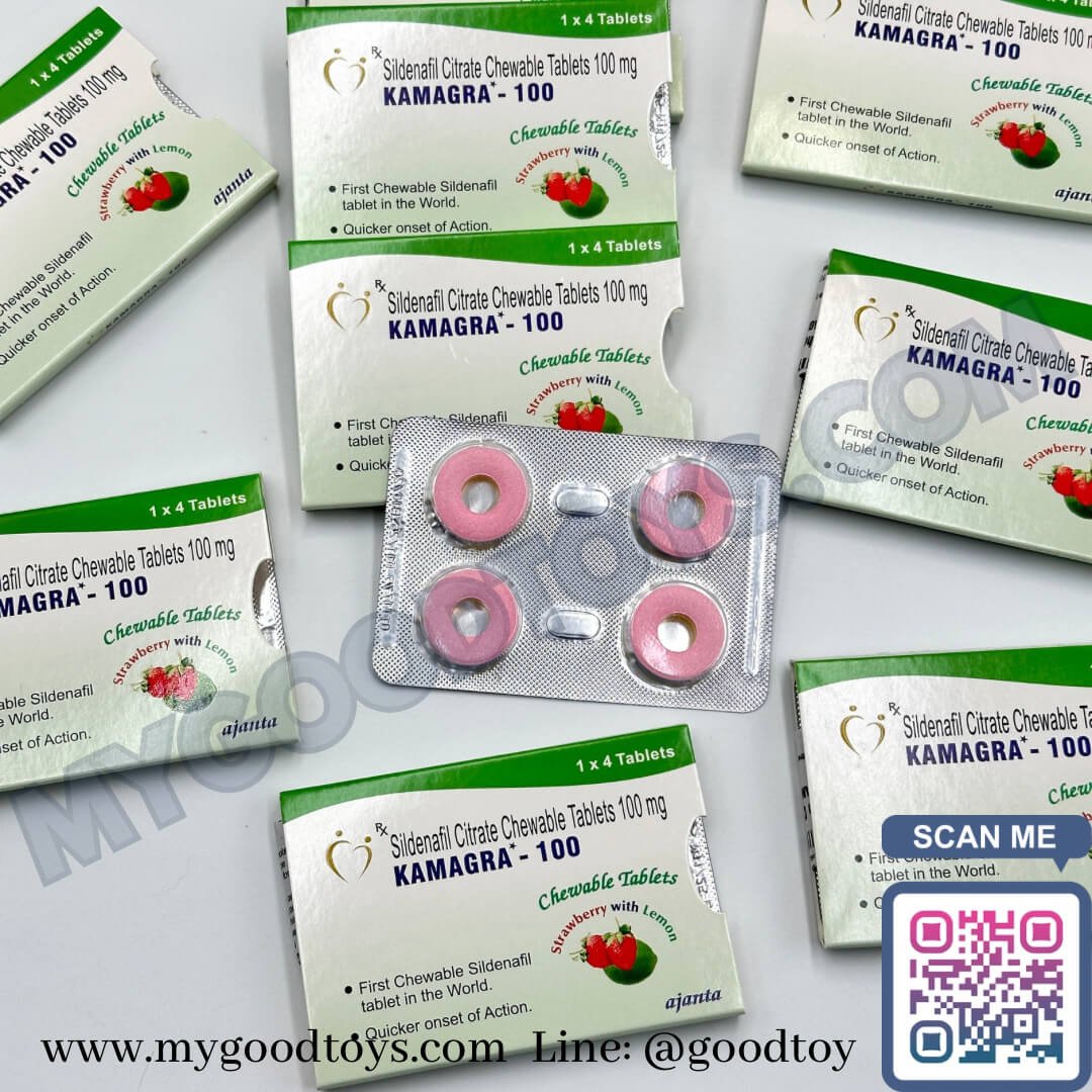 Kamagra Chewable Tablets 100 mg (Sildenafil) | ไวอากร้าคามากร้าเม็ดเคี้ยว รสผลไม้ - Image 19